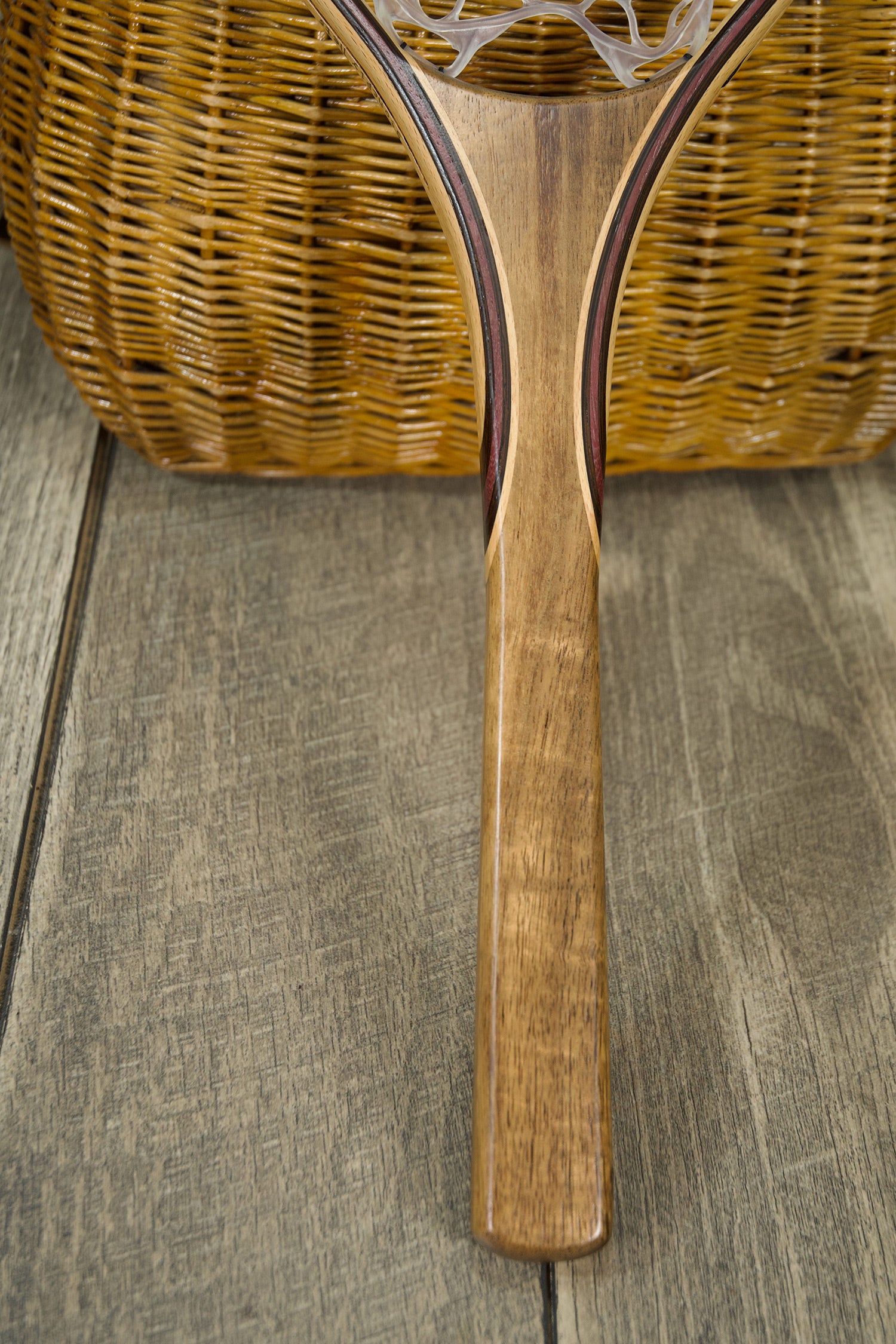 Hawaiian Koa Landing Net - Long Handle