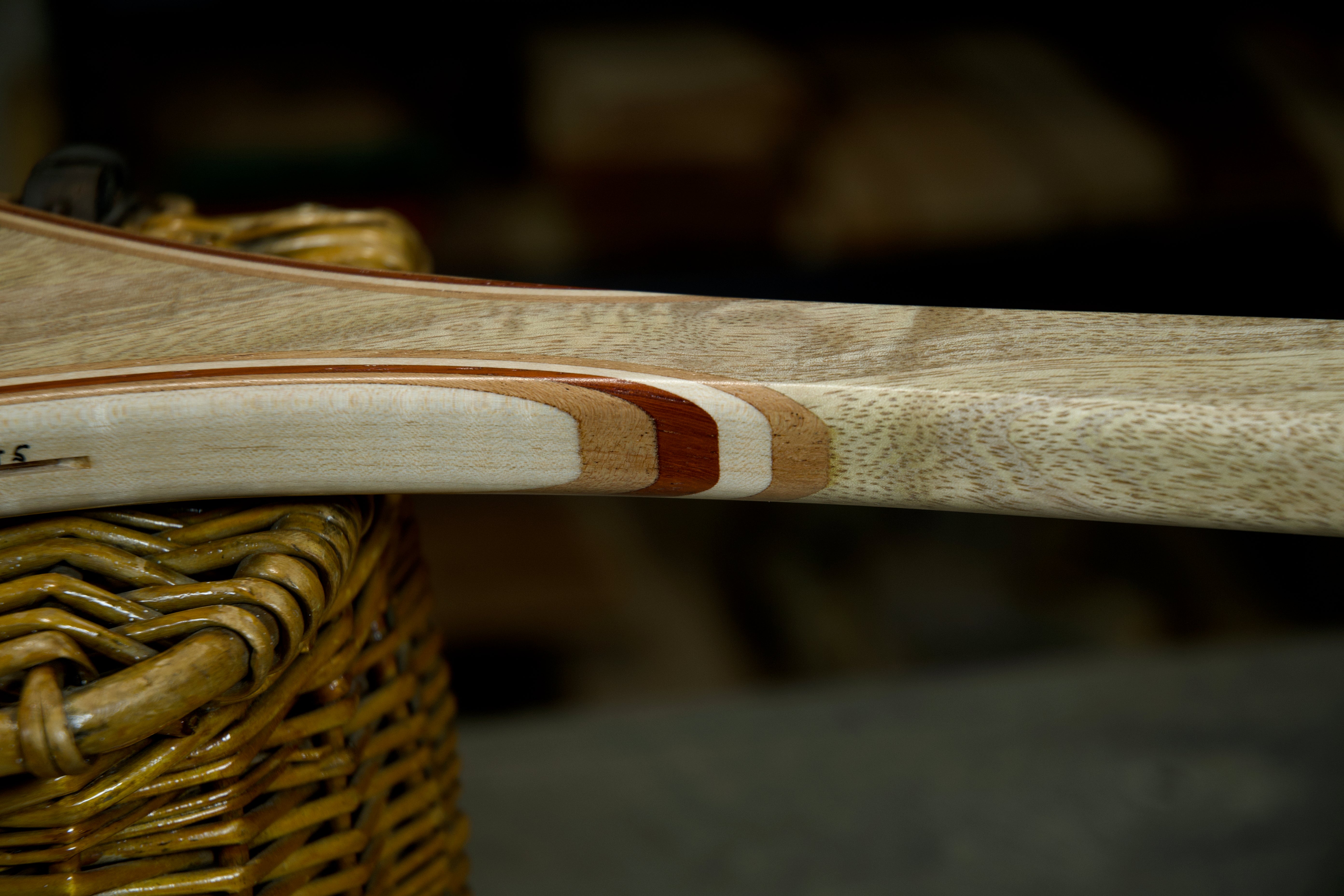 Figured Mango Landing Net Long Handle