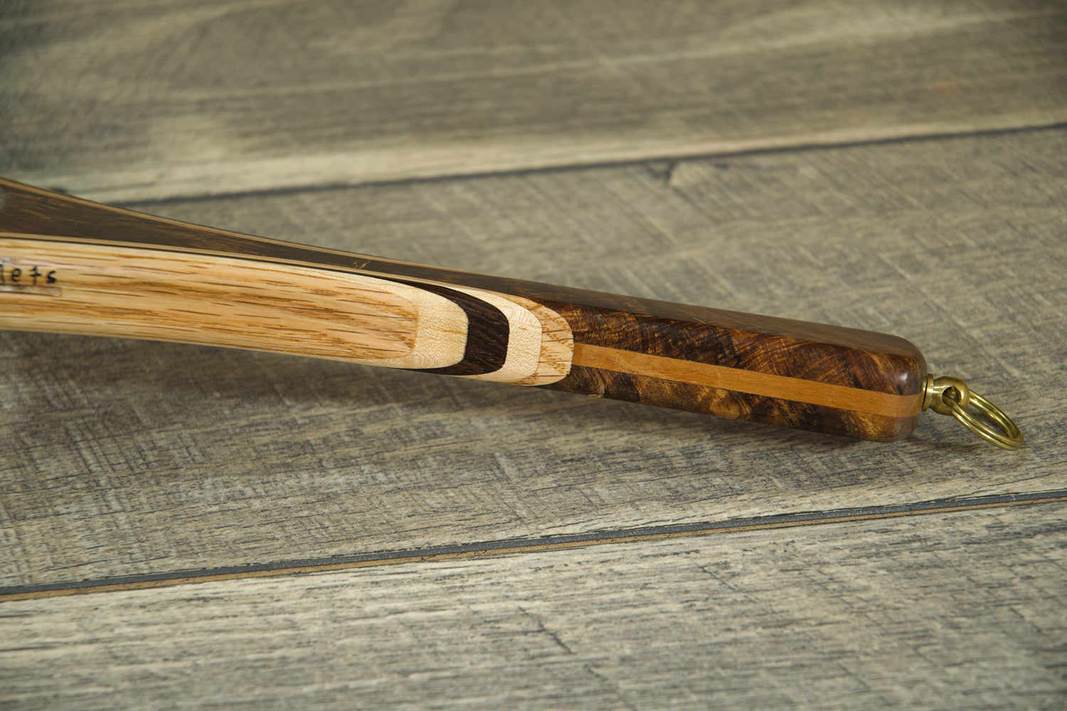 Hawaiian Koa Landing Net - Short Handle