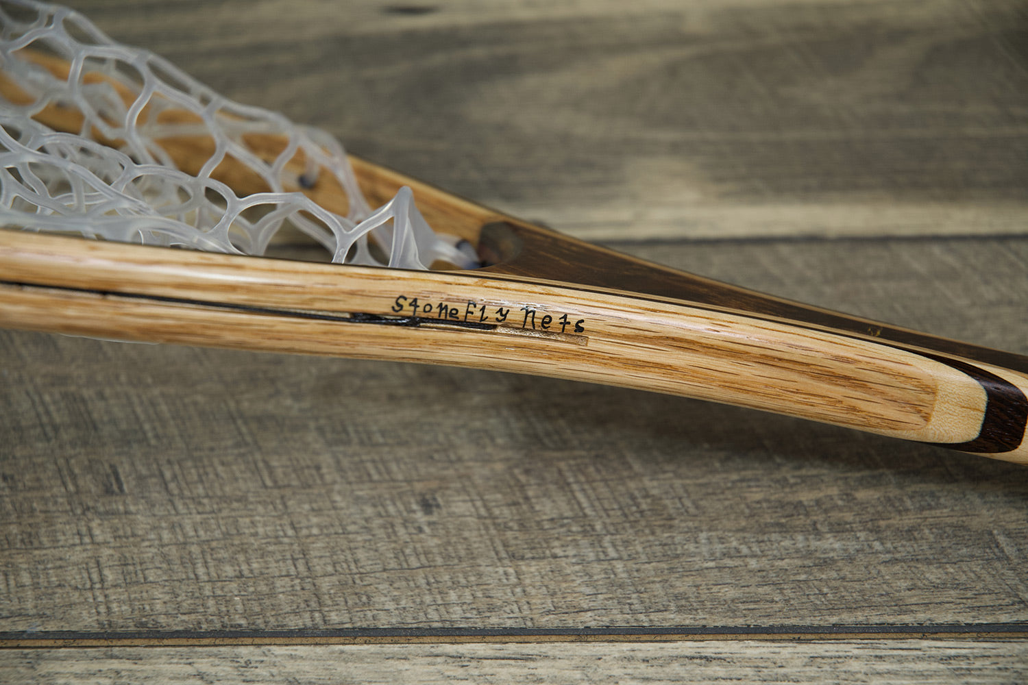 Hawaiian Koa Landing Net - Short Handle