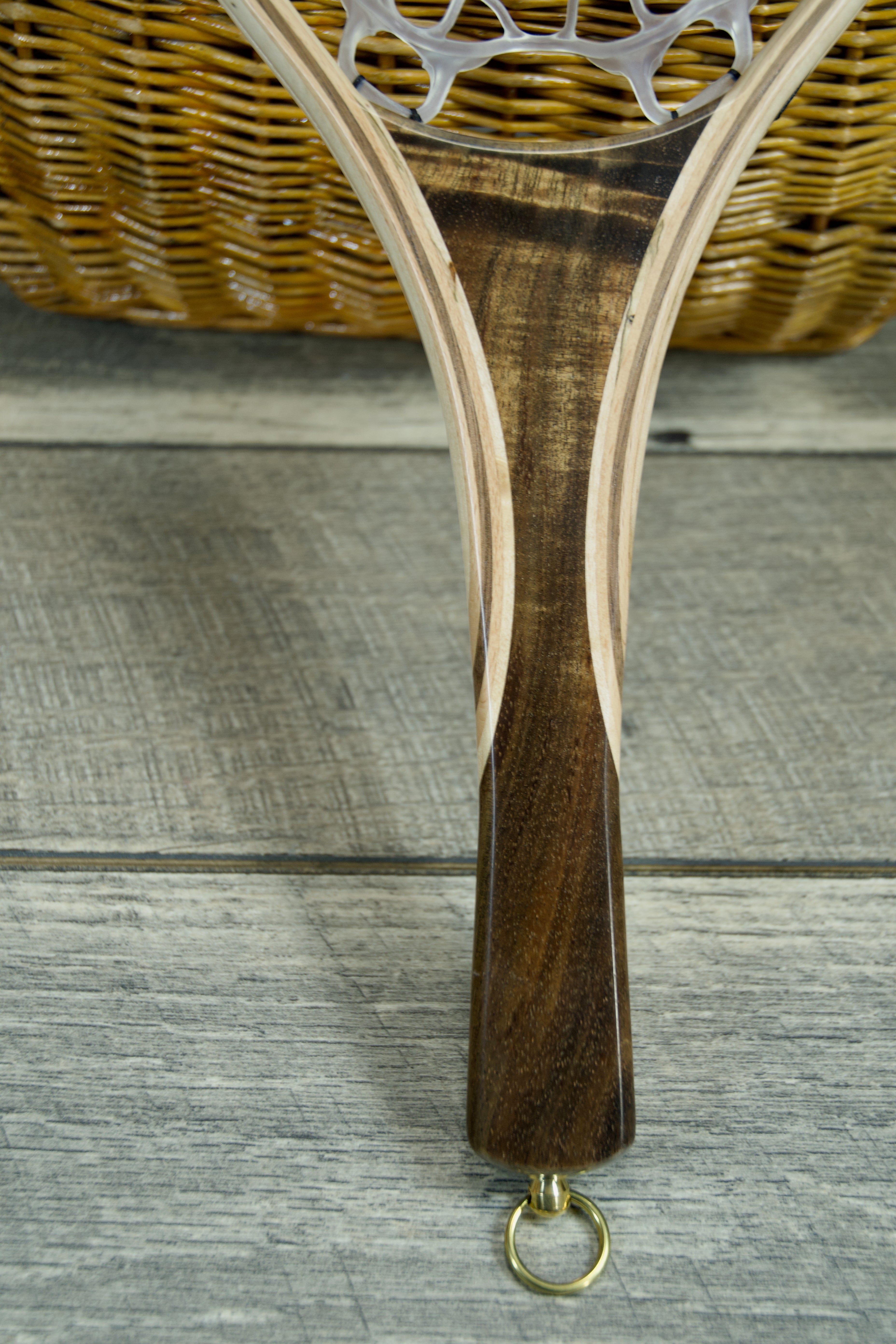 Hawaiian Koa Landing Net - Short Handle 2