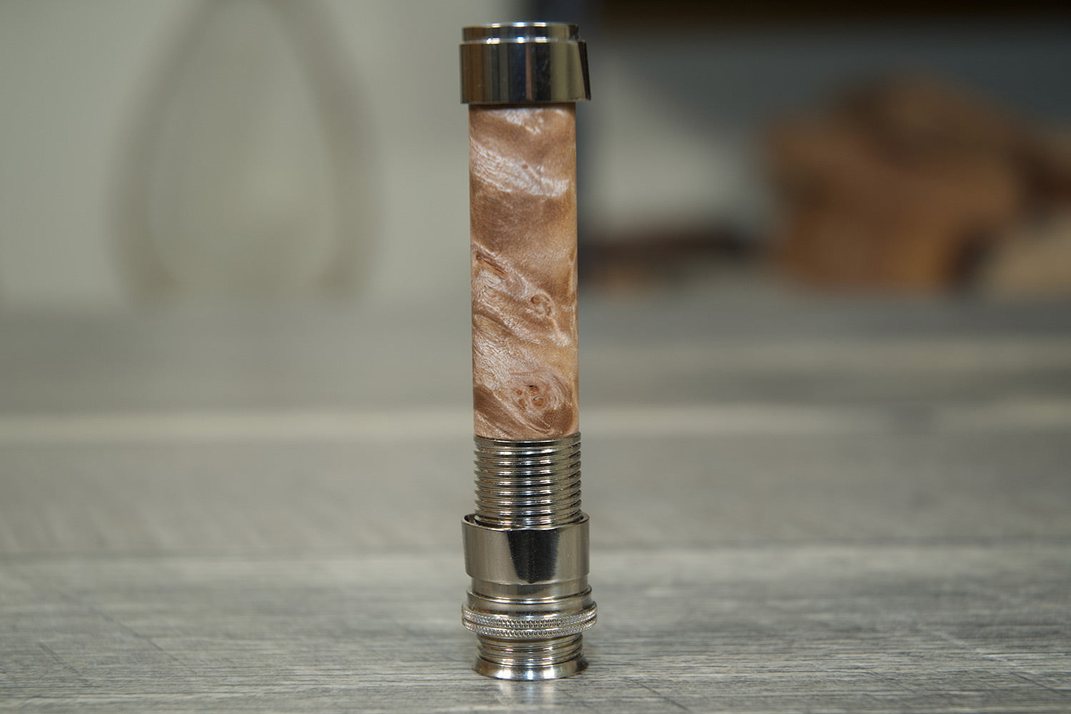 Maple Burl Reel Seat 2