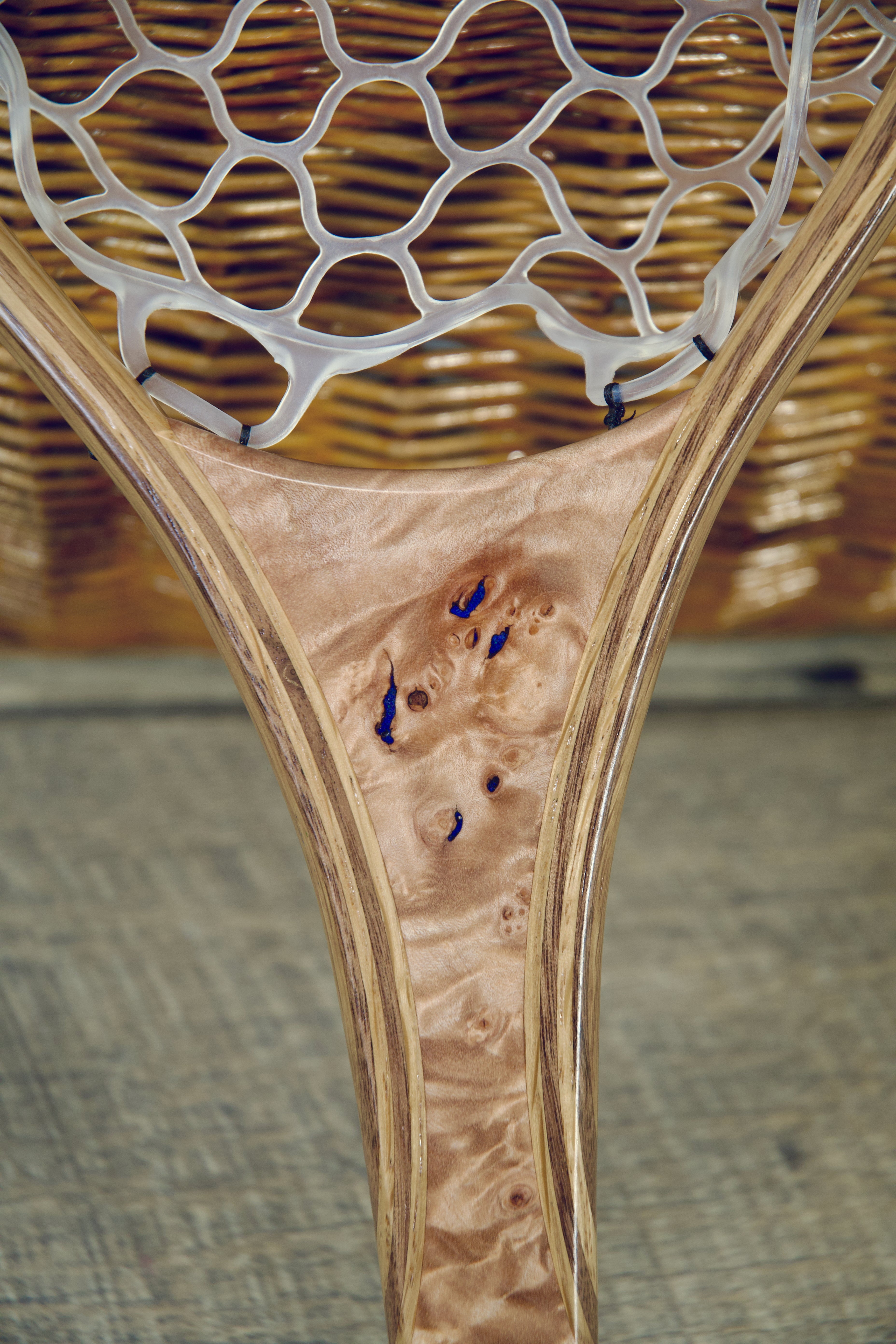 Maple Burl Landing Net