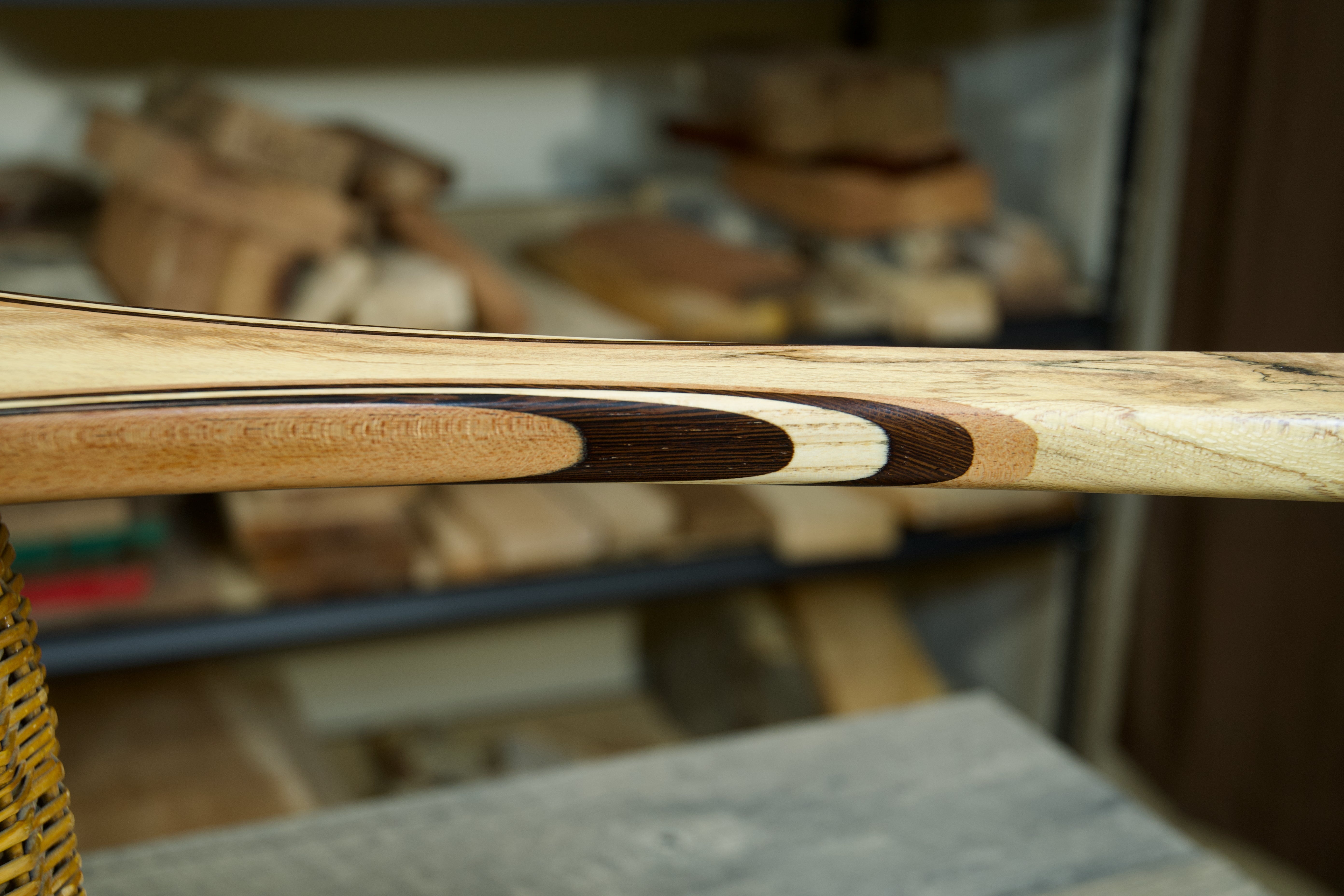 Spalted Sycamore Landing Net