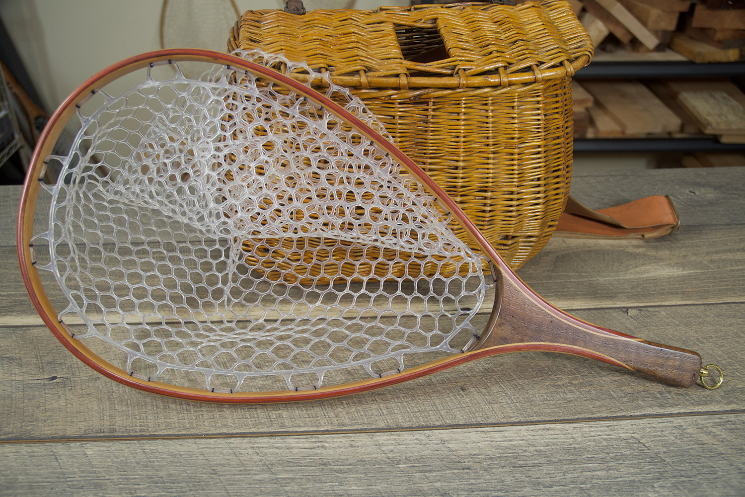 Curly Walnut Landing Net
