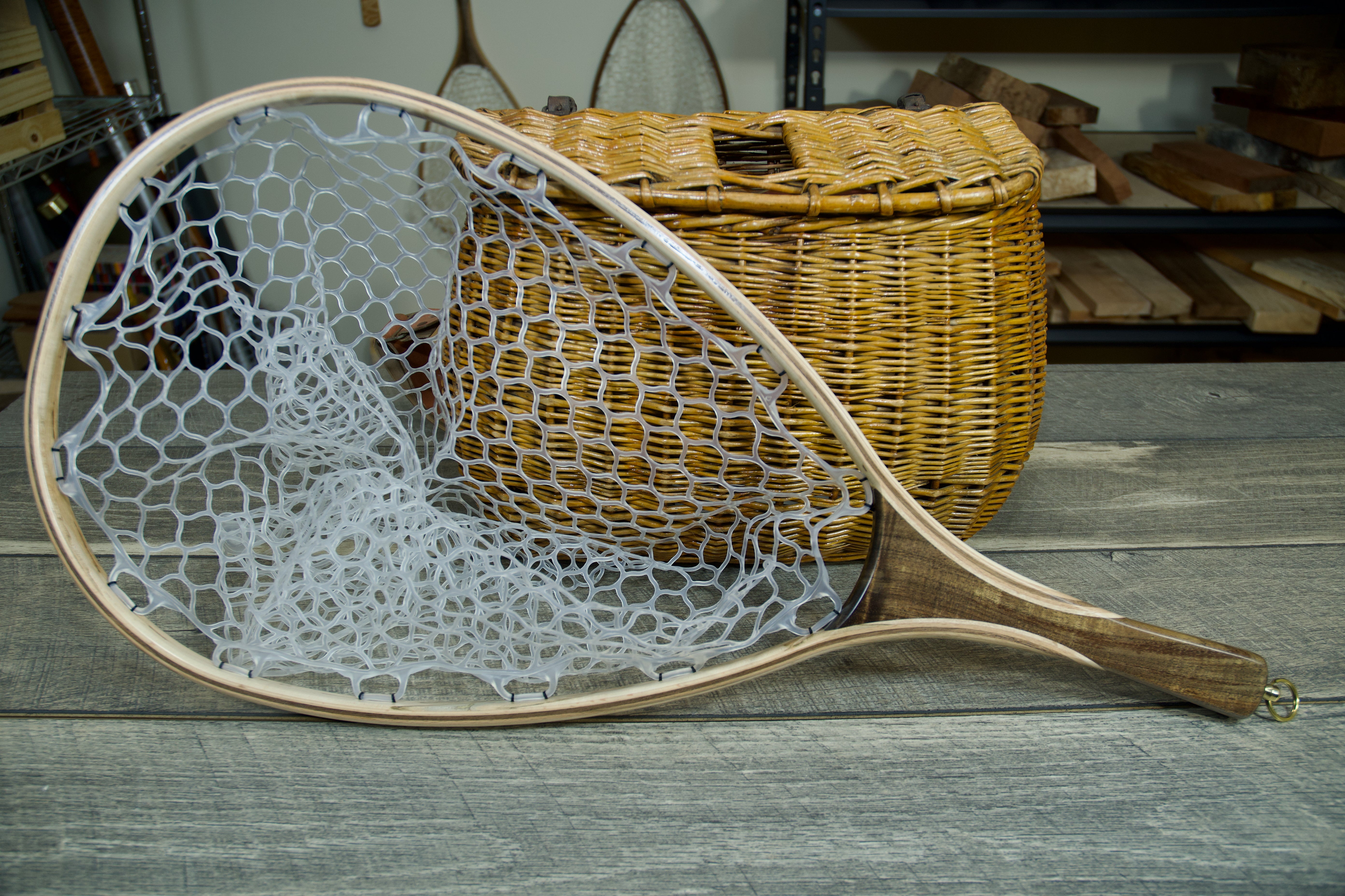 Hawaiian Koa Landing Net - Short Handle 2