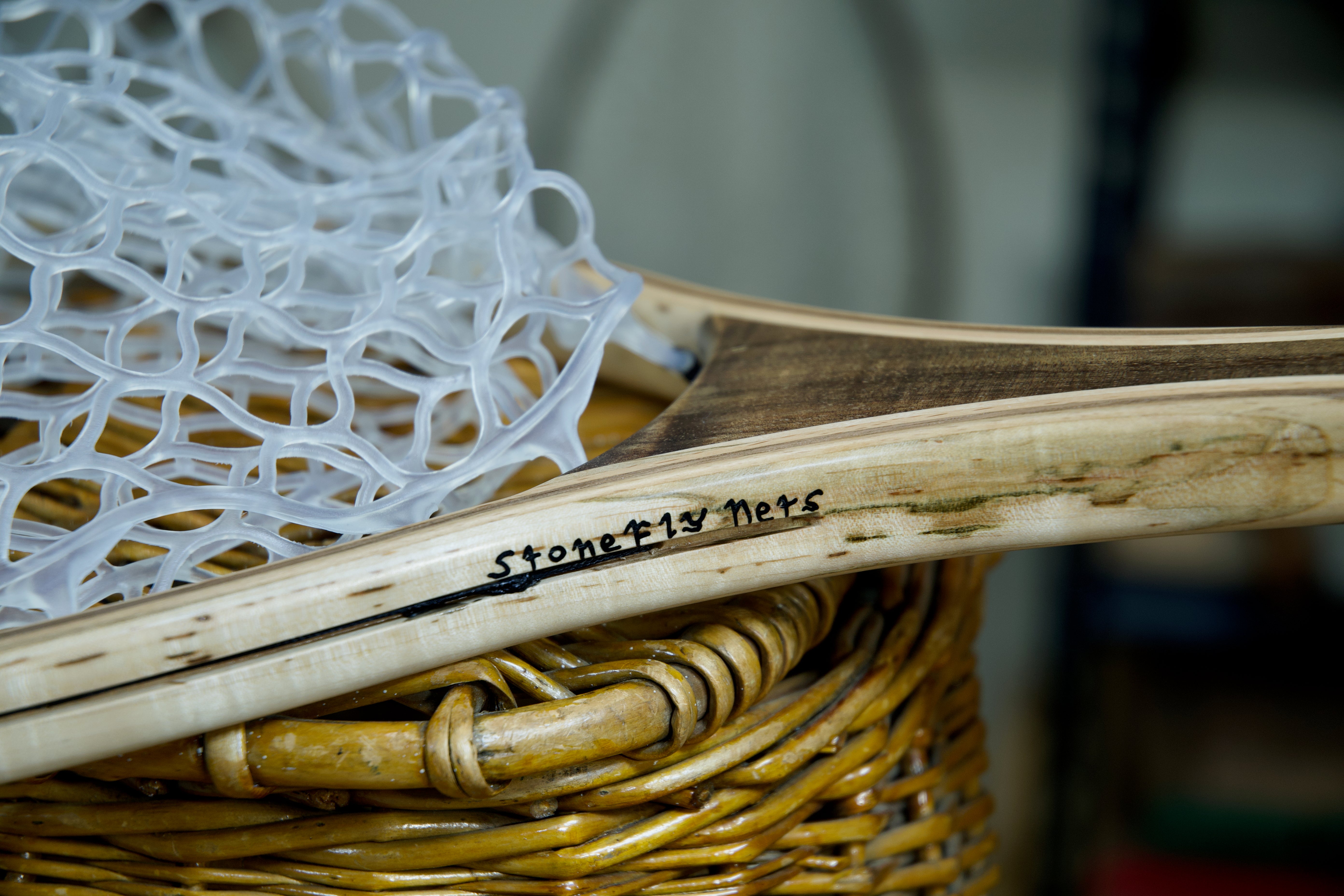 Hawaiian Koa Landing Net - Short Handle 2