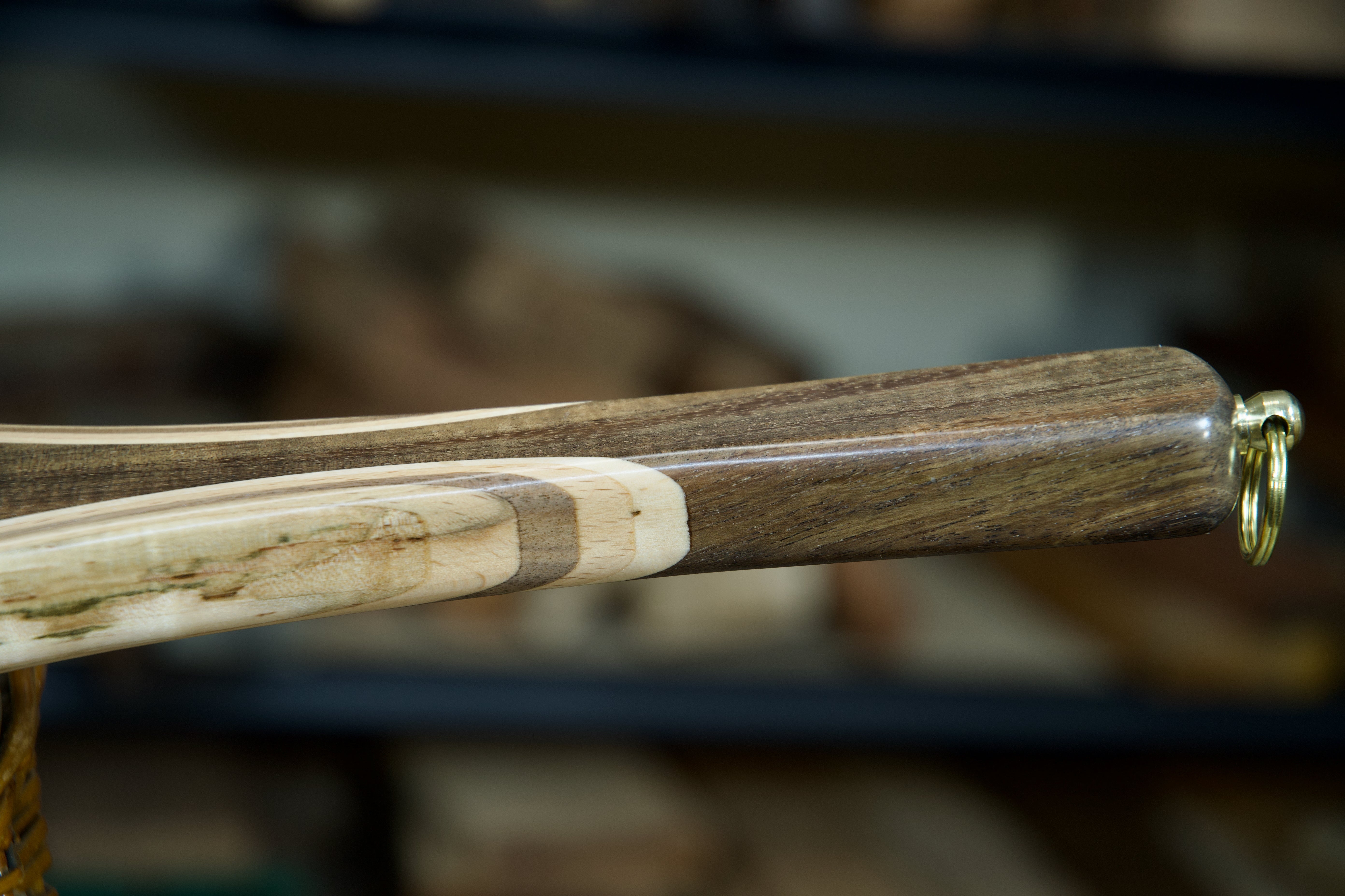 Hawaiian Koa Landing Net - Short Handle 2