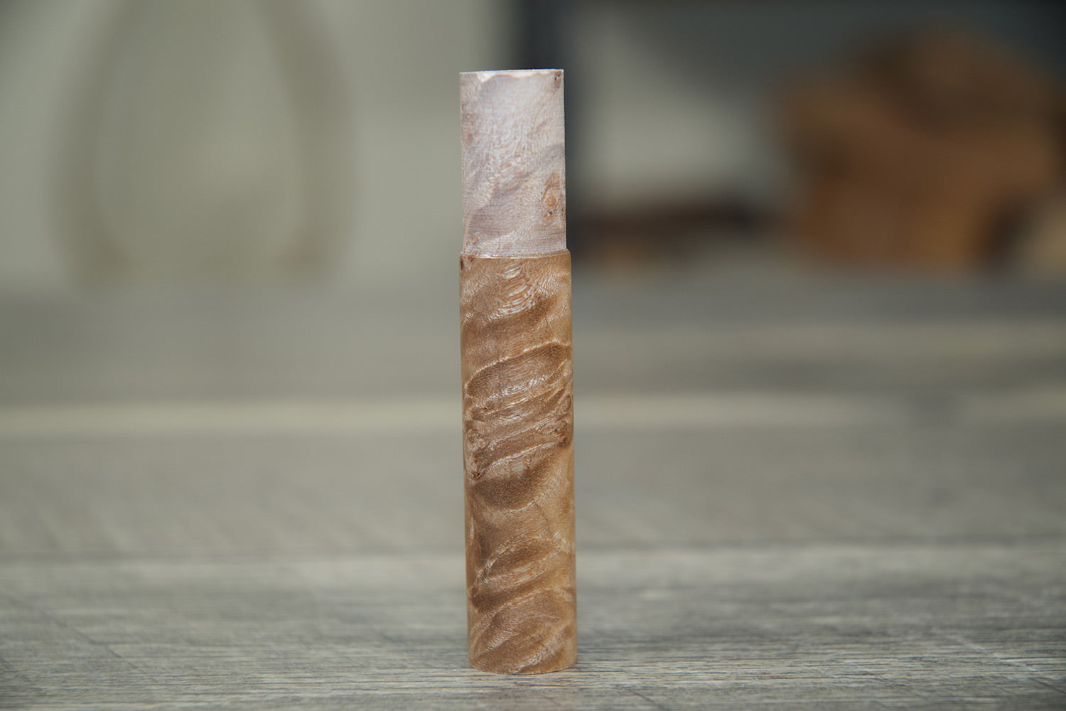 Maple Burl Reel Seat 2