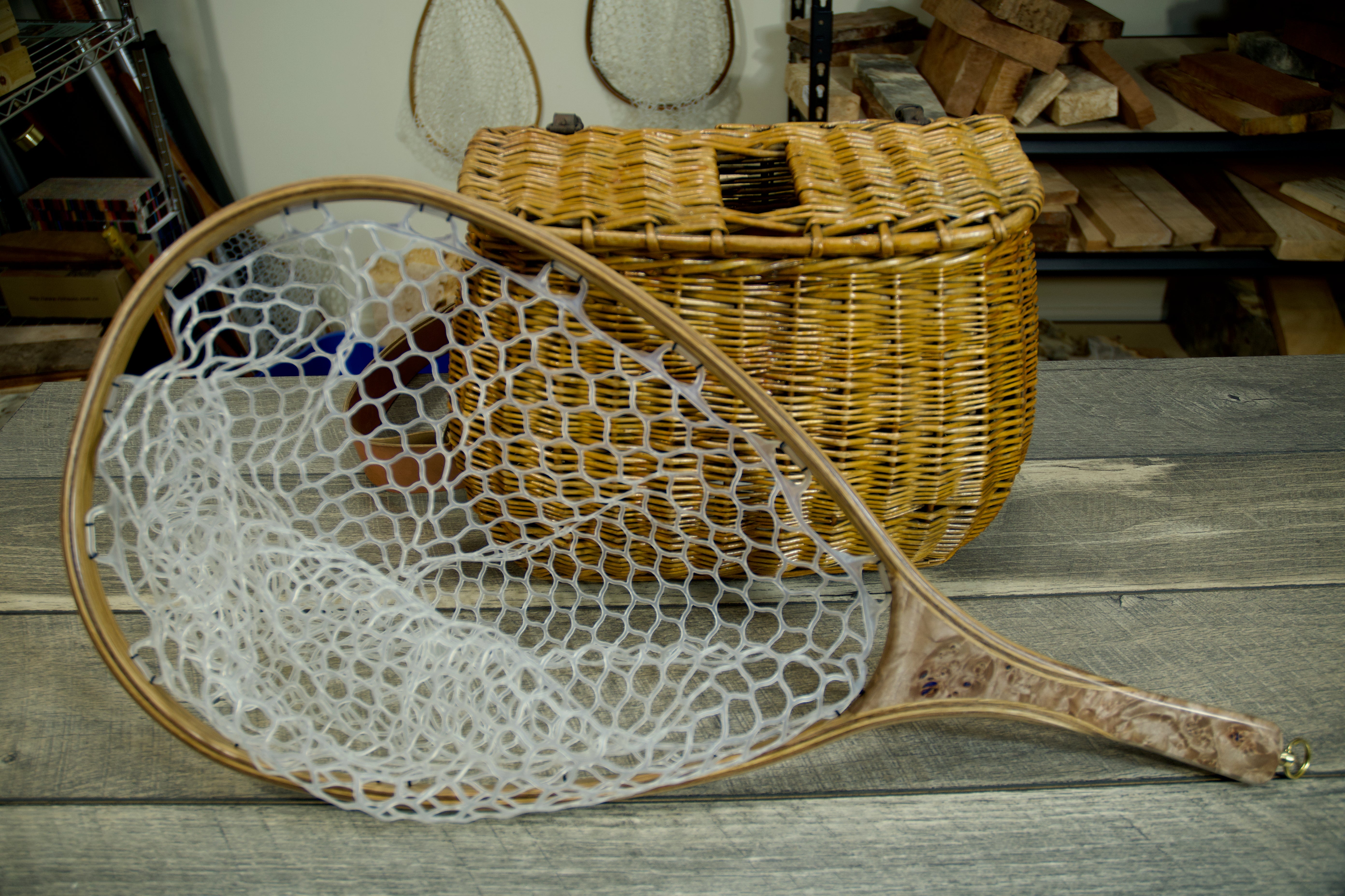 Maple Burl Landing Net