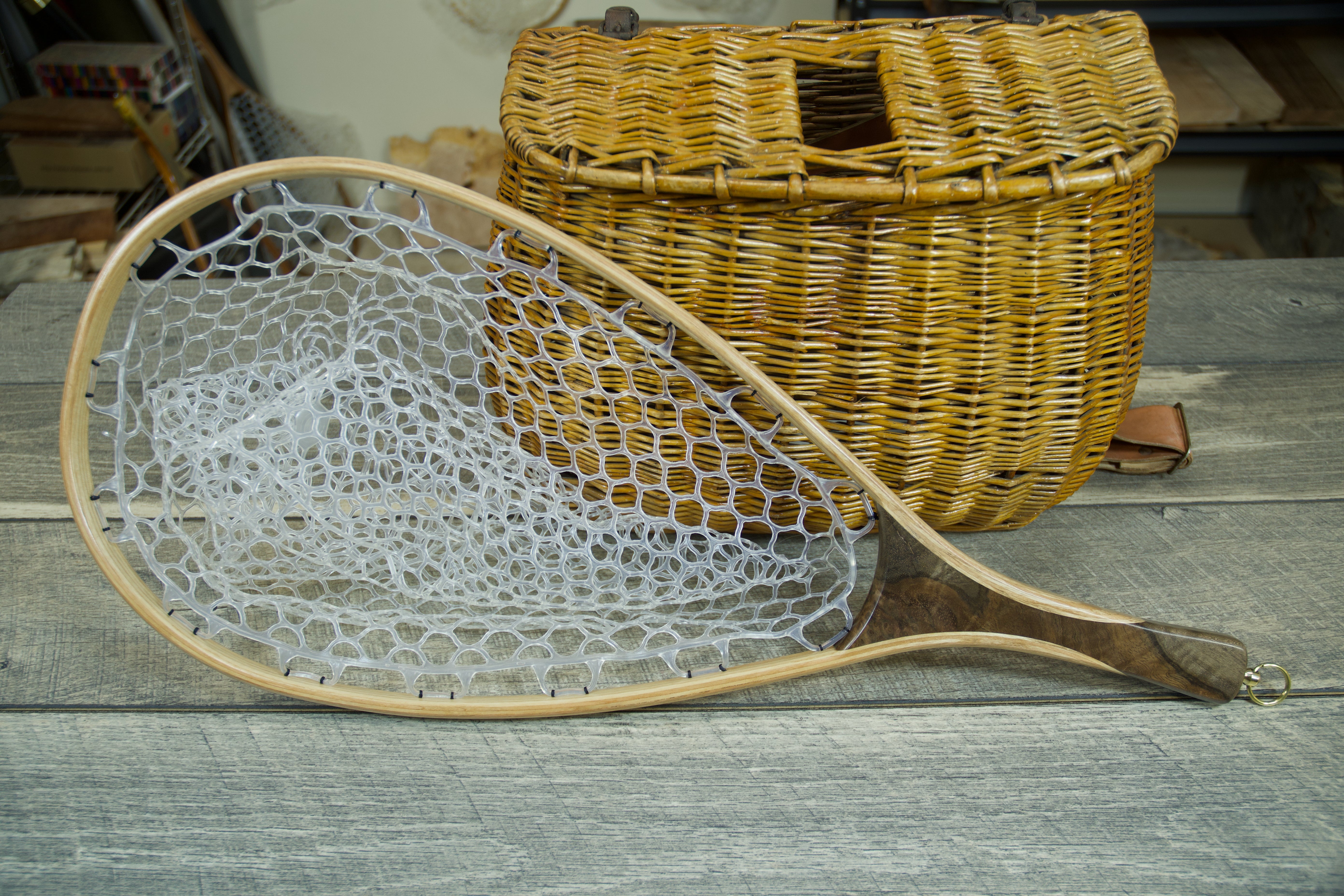 Walnut Burl Landing Net